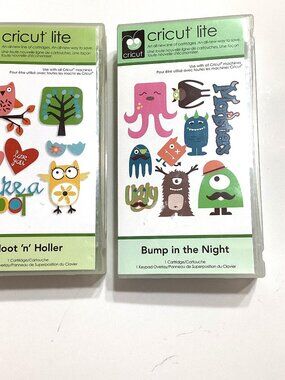 Cricut Shapes Cartridge Hoot 'n' Holler Greeting Card Making Paper Crafts